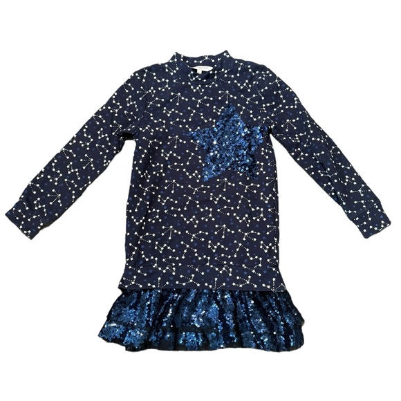 Silvian Heach***Star Long-Sleeve Winter Dress***Size 8 $288 - Picture 1 of 3